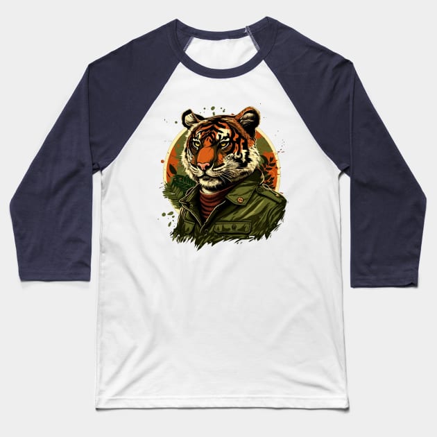 tiger sheriff Baseball T-Shirt by gambar_corek